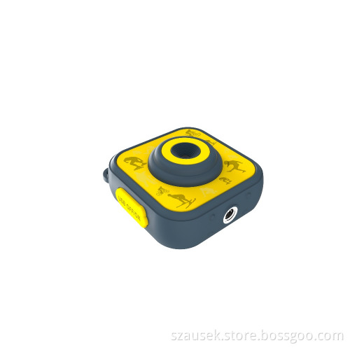 Best Children gift !! Green cartoon style waterproof HD 720P action camera hidden video camera for child